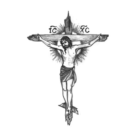 Orthodox Crucifixion Temporary Tattoo (large) – TattooIcon