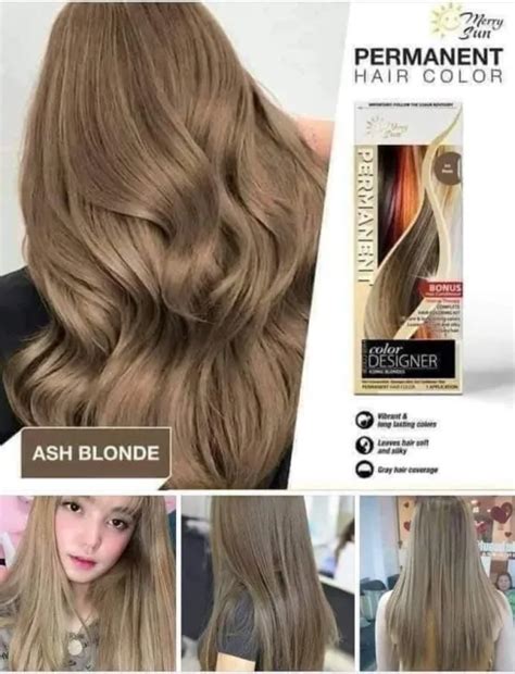 Merry Sun Hair Color Ash Blonde Lazada PH