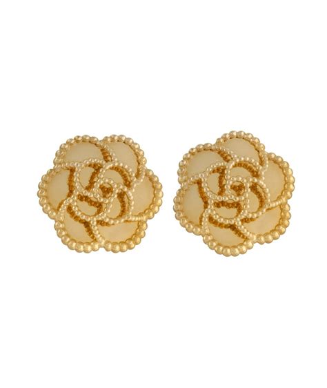 ARETES FLOR ORO AMARILLO