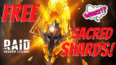 Every Way To Get Free Sacred Shards In Raid Shadow Legends Youtube