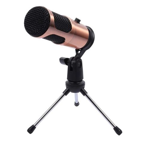 USB Metal Condenser Microphone Kit Gaming, Podcast, Skype