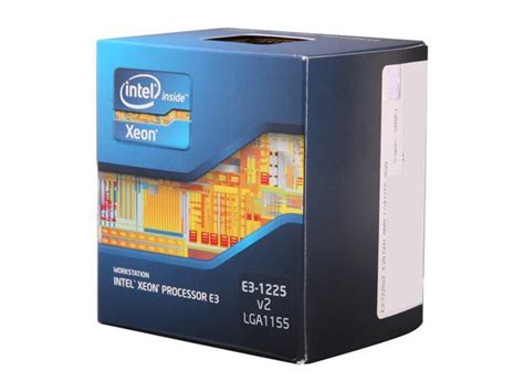 Intel Xeon E3 1225 V2 3 2GHz 3 6GHz Turbo LGA 1155 77W