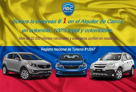 Vehículos para renta o alquiler en Bogotá ABC RENT A CAR