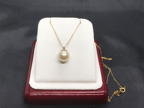 Sale Estate Vintage Majorica 14k Yellow Gold Single Pearl Necklace 15