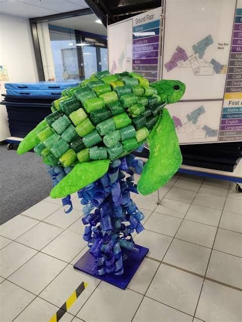 water bottle turtle recycled art projects recycled material art