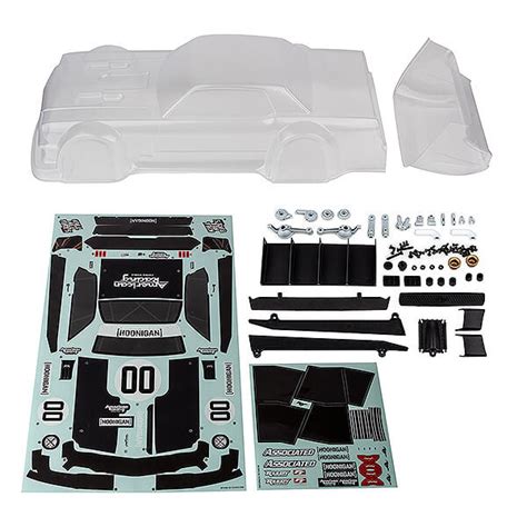 Associated Ae Ken Block Ford Mustang Hoonicorn Clear Rc Car Body