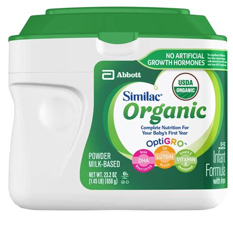 Similac Organic Infant Formula Powder 1 45 Lb Container 5082178e