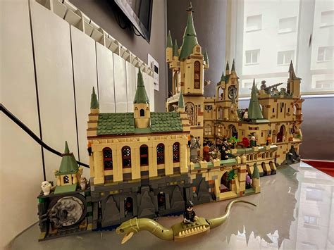 Updated LEGO Harry Potter Hogwarts Castle layout combining all the modular sets in the series ...