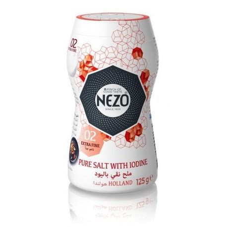 Nezo Pure Salt With Iodine 125gm Extra Fine From SuperMart Ae