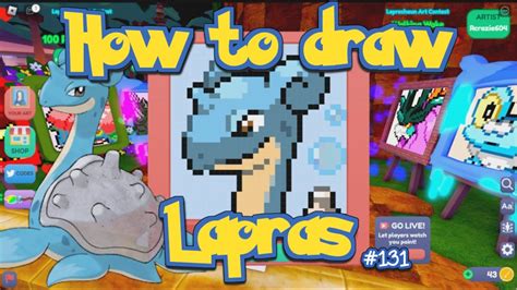 How To Draw Lapras Starving Artist Roblox Youtube