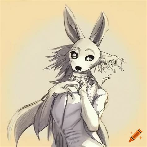 Sketch Of Juno From Beastars Anime On Craiyon