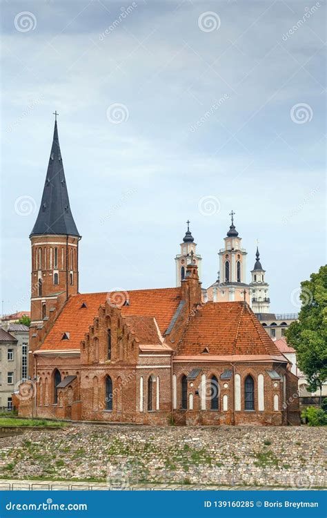 Church Of Vytautas The Great Kaunas Lithuania Stock Image Image Of