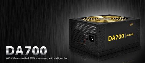 Deepcool 700W 80+ BRONZE DA700 SLEEVE CABLE – ToniX Computer