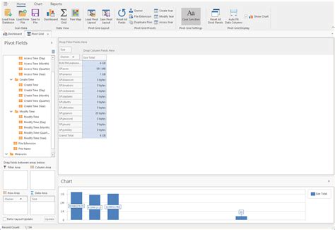 Using The Pivot Grid Micro Focus File Reporter 4 1 Client Tools Guide