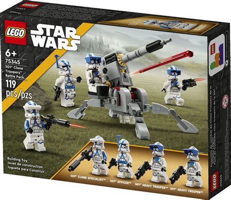 Lego Star Wars 501st Clone Troopers Battle Pack 75345 Building Toy Set