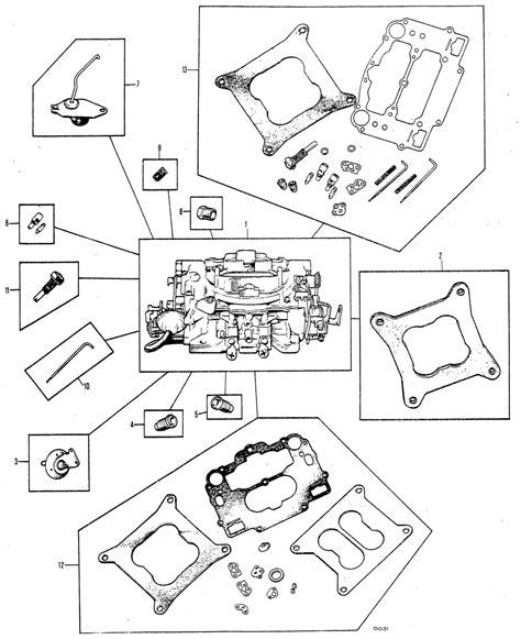 Repair Kit Carter Afb Carburettor Martin Robey