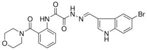 2 2E 2 5 BROMO 1H INDOL 3 YL METHYLENE HYDRAZINO N 2 4