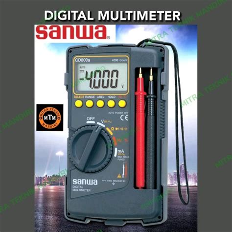 Jual Alat Ukur Digital Multimeter Avometer Multitester Sanwa Jakarta