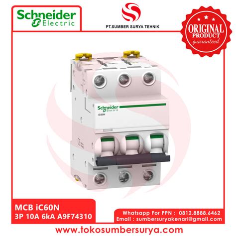 Mcb Mini Circuit Breaker Ic N P A Ka Saklar Listrik On Off