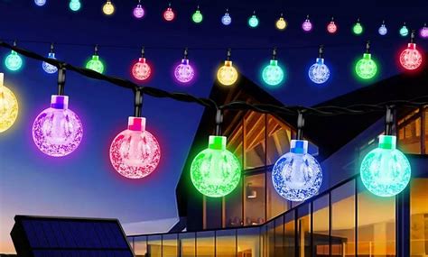 Mini Led Solar Ball String Lights Groupon