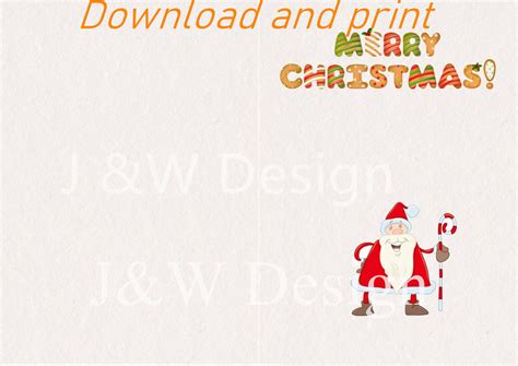 Printable Christmas Cards / Funny Holiday Cards Santa Series Download ...