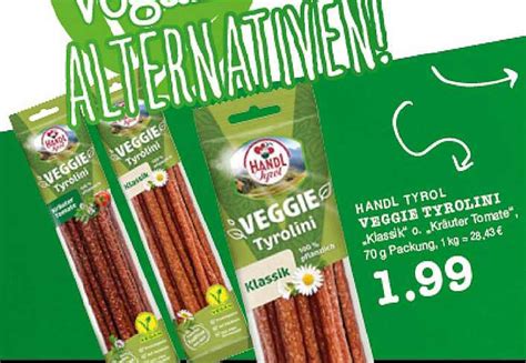 Handl Tyrol Veggie Tyrolini Angebot Bei Edeka Zurheide Prospekte De