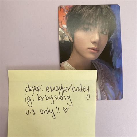 Wts Txt Beomgyu Photocard The Name Ch Temptation Depop