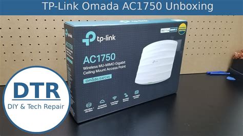 TP Link Omada AC1750 Unboxing EAP245 YouTube