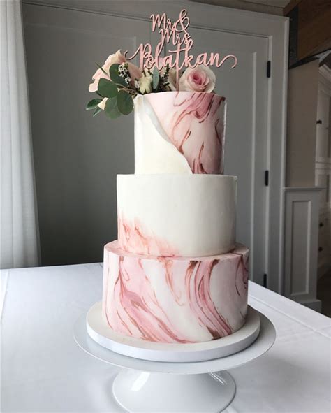 33 Marble Wedding Cakes To Blow Your Mind Away Mrs To Be