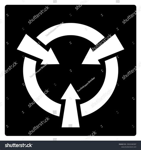 Electrostatic Sensitive Device Esd Symbol Sign Stock Vector (Royalty ...