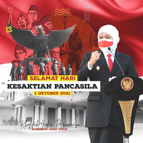 Peringati Hari Kesaktian Pancasila Gubernur Khofifah Pancasila Jadi