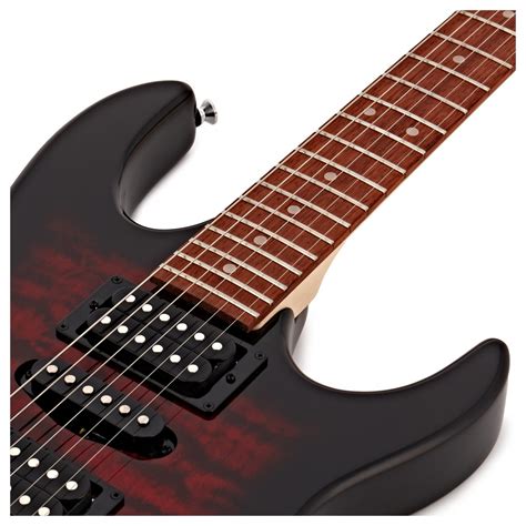 Ibanez GRX70QA GIO Transparent Red Burst At Gear4music