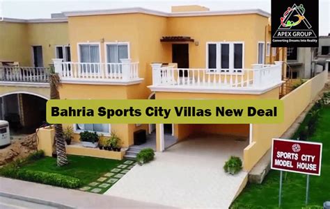 Bahria Sports City Karachi Villas New Deal