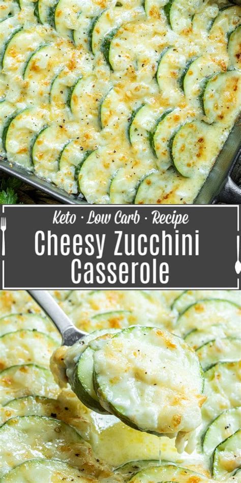 Cheesy Baked Zucchini Casserole Keto Home Made Interest