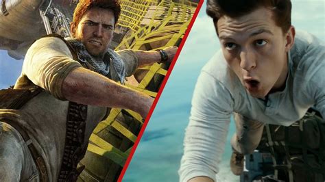 Veja uma comparação da cena do avião do filme de Uncharted o