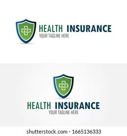 Health Insurance Logo Design Concept Digital Stock Vector (Royalty Free ...