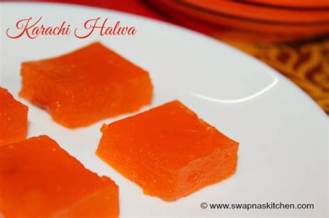 Cornflour Halwa / Karachi halwa | Swapna's Kitchen