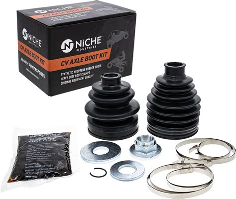 Amazon Caltric Rear Axle Outer And Inner Cv Boot Kit Compatible