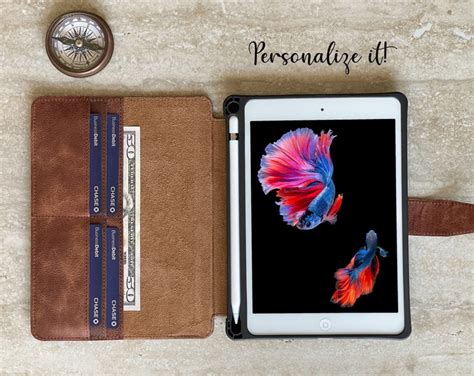 Ipad Mini Leather Binder Cover Case With A Notepad Ipad Mini Leather