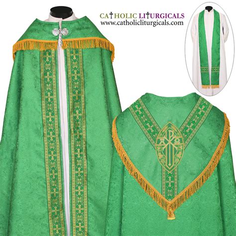 Green Deacon Dalmatic Vestment Mass Set Green Deacon Dalmatic