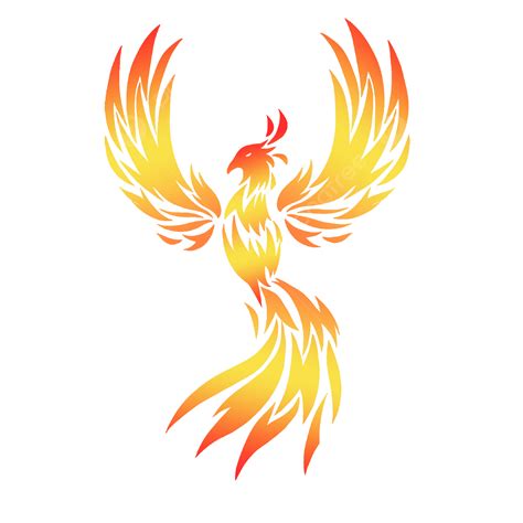 Fire Phoenix Png Transparent Phoenix Abstract Fire Red Phoenix