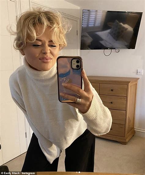 Emily Atack Ditches Her Trademark Long Locks And Debuts Short And Edgy Blonde Octopus Cut
