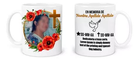 Taza Tno5 Novenario Aniversario Luctuoso Personalizada Meses Sin