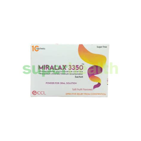 Miralax 3350 Sachet | Super Health