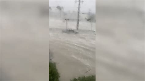 Weather Cam Shows Incredible Impact Of Ians Storm Surge In Fort Myers