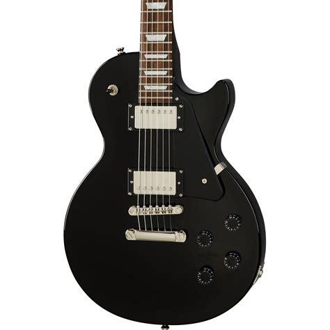 Epiphone Les Paul Studio Ebony Electric Guitar Marshall Music