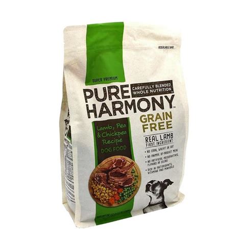 Pure Harmony Grain Free Lamb Pea And Chickpea Recipe Dry Dog Food Hy