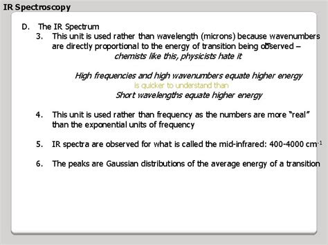 Chem 210 Infrared Spectroscopy Ir Spectroscopy I Introduction