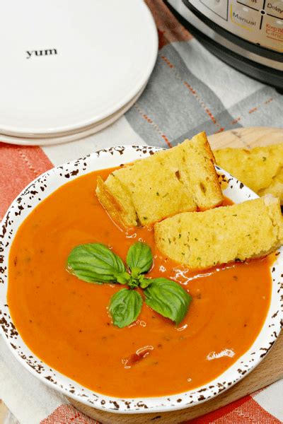 Instant Pot Tomato Basil Soup Easy Instant Pot Dinners