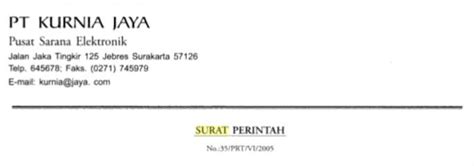 10 Contoh Kop Surat Dan Cara Membuatnya